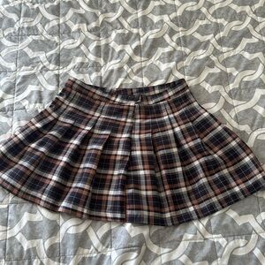 Plaid Mini Skirt